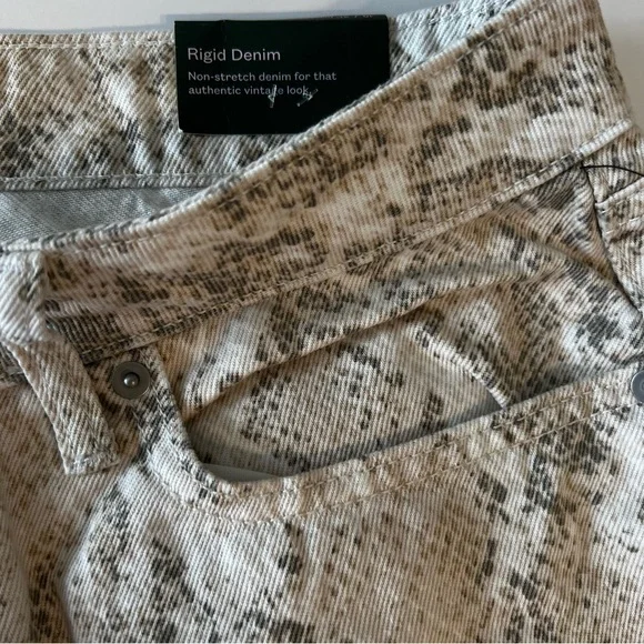 NWT Wild Fable Snakeskin Pattern Baggy Jeans- Size 10 - Picture 10 of 11